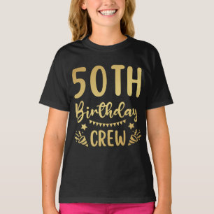 Camiseta de 50 anos de aniversário da Tripulação d