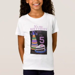 Camiseta de 5 BIRTHDAY Girls' Fine Jersey