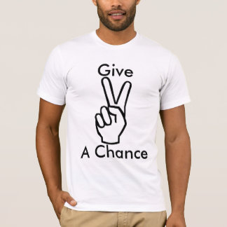 Camiseta Dê a paz uma possibilidade