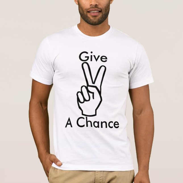 Camiseta Dê a paz uma possibilidade (Frente)