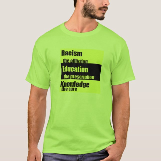 Camiseta Dê a racismo a bota! (Frente)