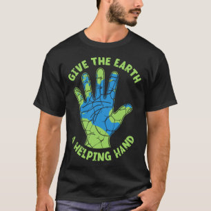 Camiseta Dê À Terra Uma Ajuda Para A Natureza Aproximar O E