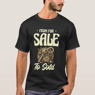 Camiseta De À Venda a Vendido Agente Imobiliário Corretor