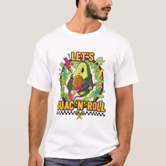 Camiseta de Abacate Rocker "Vamos Abacatear e Roda