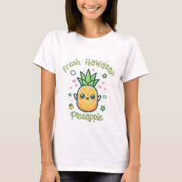 Camiseta de Abacaxi Havaiano Fresco