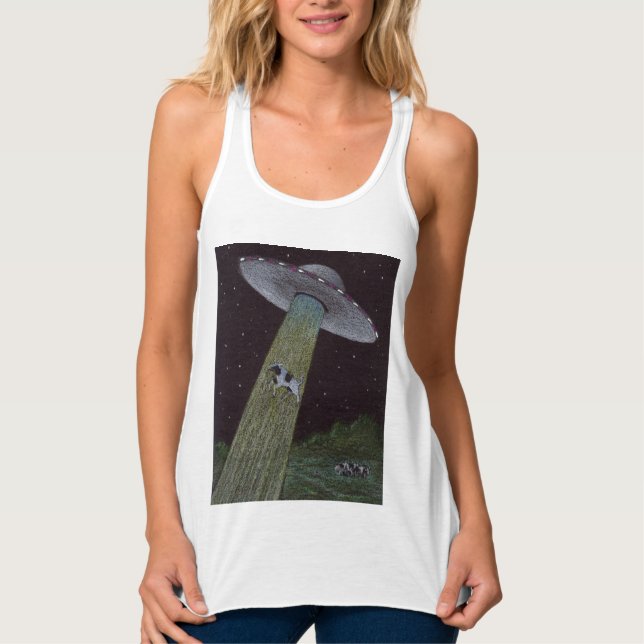 Camiseta de Abdução Alienígena (Frente)