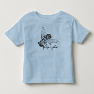 Camiseta de abelhas Camisa de mel Camisa de bebê
