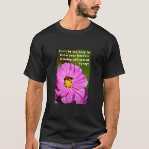 Camiseta de abelhas (escura)