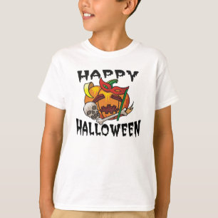 Camiseta de Abóbora de Halloween