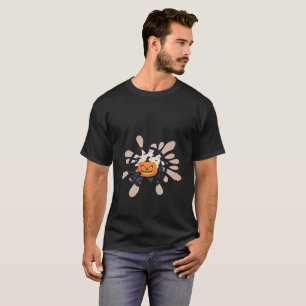 Camiseta de Abóbora de Halloween Spooky Splash