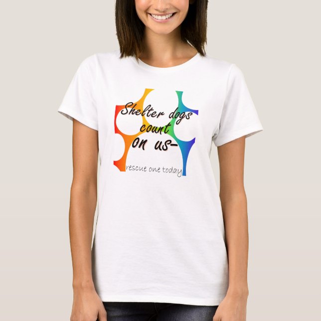 camiseta de abrigo para cães (Frente)
