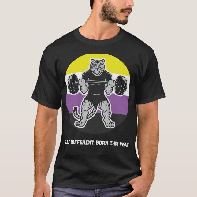 Camiseta de Academia de Levantamento de Tigre Orgu (Frente)