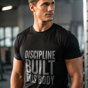 Camiseta de Academia Esta Disciplina Construiu Est