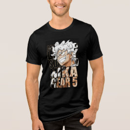 Camiseta de Academia Gear 5 do Luffy