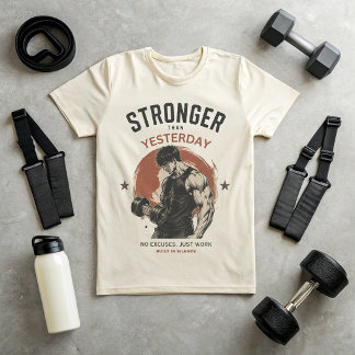 Camiseta de Academia Mais Forte que Ontem | Sem De