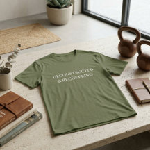 Camiseta de Academia Oversized Desconstruída e Rec