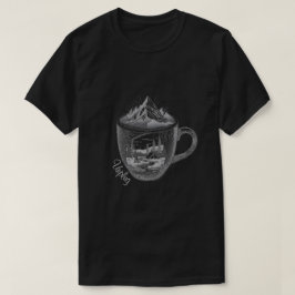 Camiseta de Acampamento Desconecte