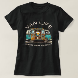 Camiseta de Acampamento Van Life