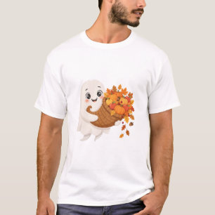 Camiseta de Ação de Graças Grata Cornucópia Fantas