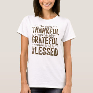 Camiseta de Ação de Graças para Mulheres