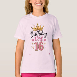Camiseta de adolescente 'Aniversariante 16'