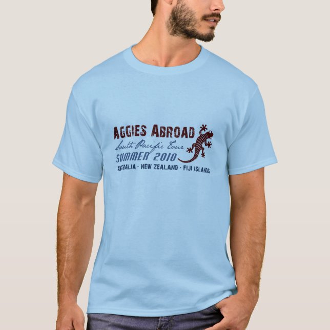 Camiseta De Aggies design 2 no exterior - (Frente)