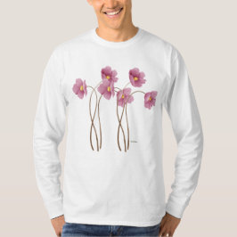 Camiseta de água-forte de Sage e Blush Minimalista