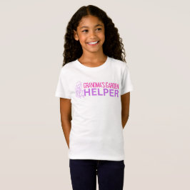 Camiseta de ajudante de jardim da vovó da menina