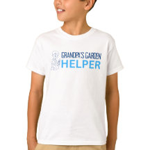 Camiseta de ajudante de jardim do avô do menino