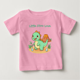 Camiseta de Algodão - Diversão com Dinossauros