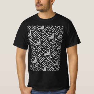 Camiseta de algodão EMPORIO ARMANI Pima com