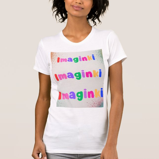 camiseta de algodão feminina (Frente)