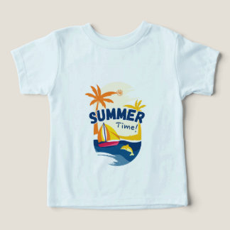 Camiseta de Algodão Macio para Bebês e Crianças Pe