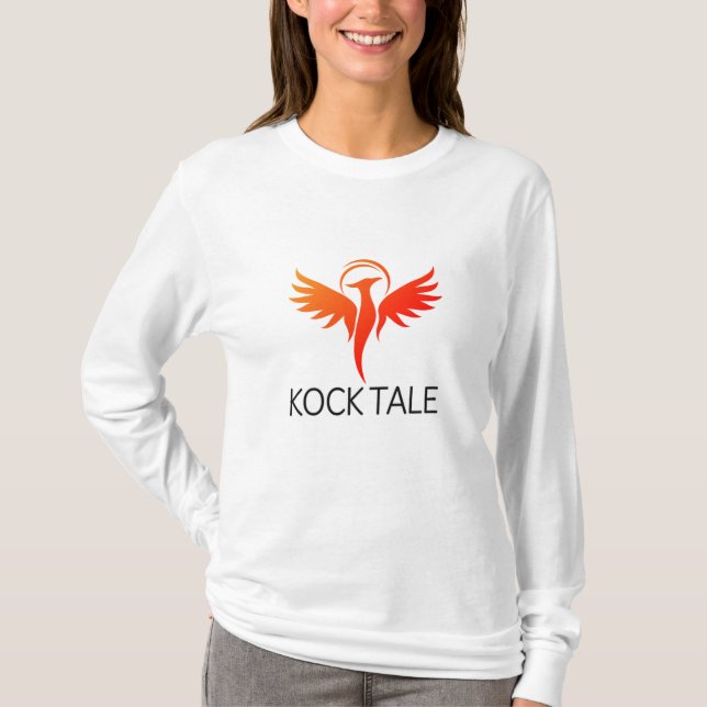 Camiseta de Algodão para Meninas na Moda, Fofa, Co (Frente)