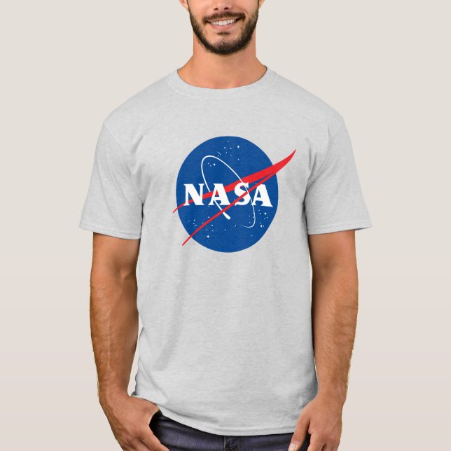 Camiseta de algodão pesado (Cinza Mercúrio) da NAS (Frente)