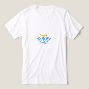 Camiseta de Algodão Premium Unisex com Gola Redond
