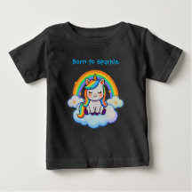 Camiseta de Algodão - Unicórnio da Moda