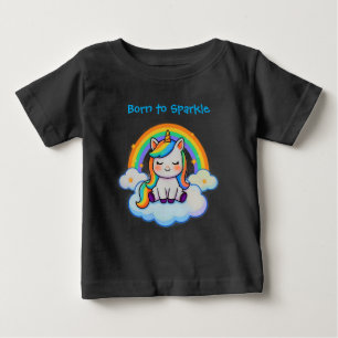 Camiseta de Algodão - Unicórnio da Moda
