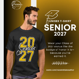 Camiseta de Algodão Unisex Turma de 2027
