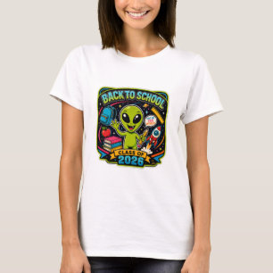 Camiseta de Alien de Volta à Escola