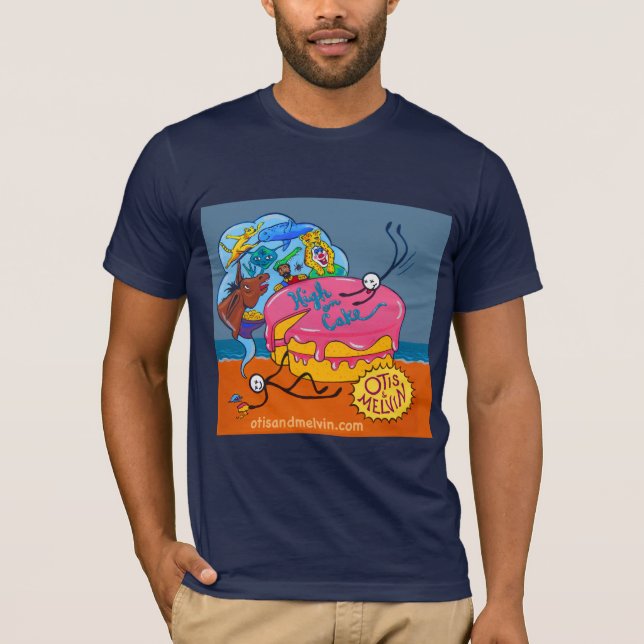 Camiseta de alta qualidade, de uso masculino, com  (Frente)