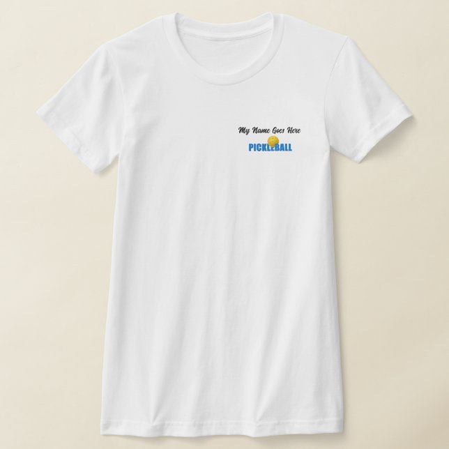 Camiseta de alta qualidade viciada em Pickleball (Postura )