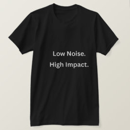 Camiseta de Alto Impacto e Baixo Ruído