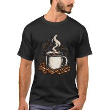 Camiseta de Amante de Café Vintage | Caneca de Aca