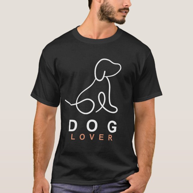 Camiseta de Amante de CÃo (Frente)