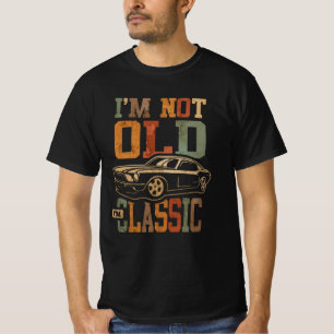 Camiseta de Amante de Carro Clássico – Não Sou Vel