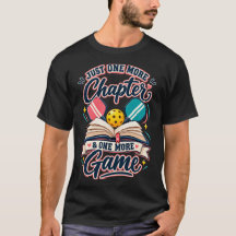 Camiseta de Amante de Pickleball e Livros | Presen
