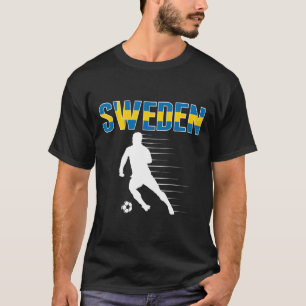 Camiseta de Amantes de Futebol da Suécia - Apoie o