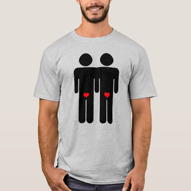 Camiseta de Amantes Gays (Frente)