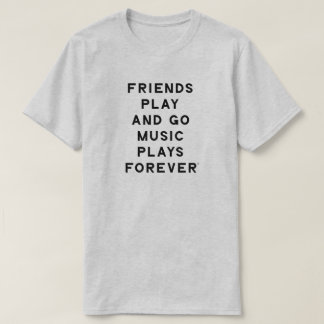 Camiseta de Amigos e Música Homens